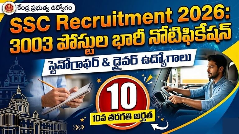 SSC Recruitment 2026